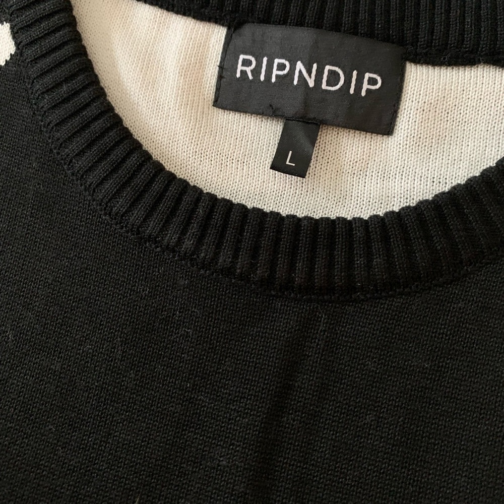 RIPNDIP Falling For Black Sweater (size Large) - Picture 4 of 8